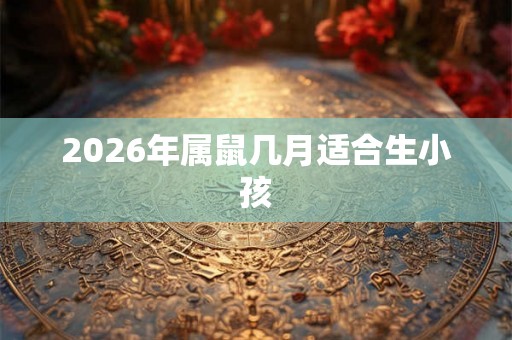 2026年属鼠几月适合生小孩