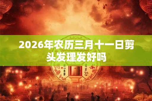 2026年农历三月十一日剪头发理发好吗