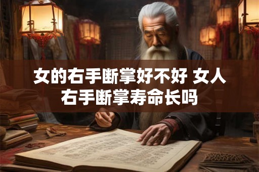 女的右手断掌好不好 女人右手断掌寿命长吗 女的右手断掌好不好 女人右手断掌寿命长吗