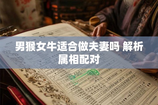 男猴女牛适合做夫妻吗 解析属相配对 男猴女牛适合做夫妻吗 解析属相配对