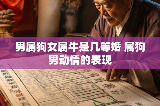 男属狗女属牛是几等婚 属狗男动情的表现 男属狗女属牛是几等婚 属狗男动情的表现