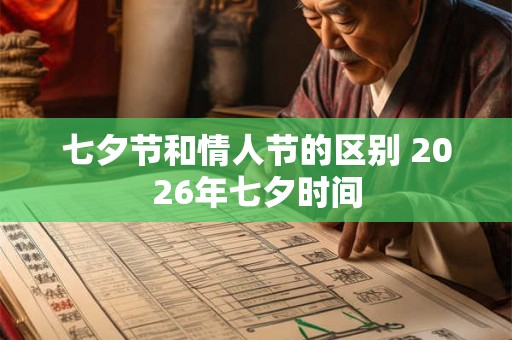 七夕节和情人节的区别 2026年七夕时间 七夕节和情人节的区别 2026年七夕时间