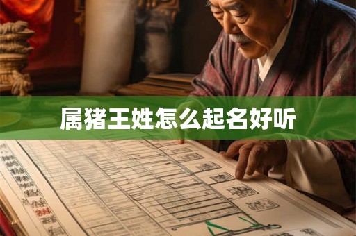 属猪王姓怎么起名好听 属猪王姓怎么起名好听