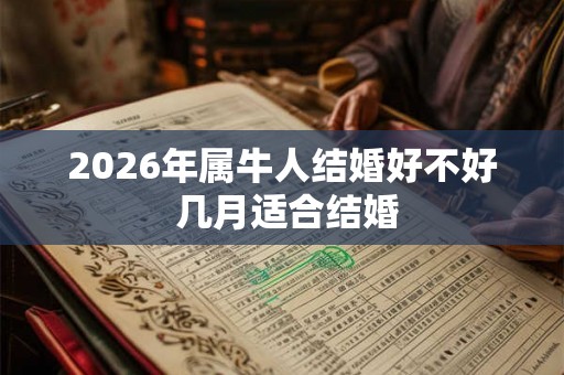 2026年属牛人结婚好不好 几月适合结婚 2026年属牛人结婚好不好 几月适合结婚