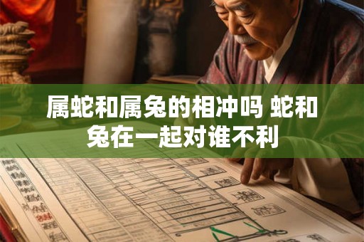 属蛇和属兔的相冲吗 蛇和兔在一起对谁不利 属蛇和属兔的相冲吗 蛇和兔在一起对谁不利