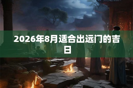 2026年8月适合出远门的吉日