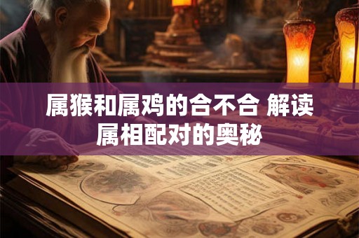 属猴和属鸡的合不合 解读属相配对的奥秘 属猴和属鸡的合不合 解读属相配对的奥秘