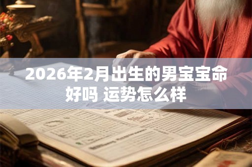 2026年2月出生的男宝宝命好吗 运势怎么样