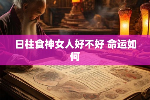日柱食神女人好不好 命运如何
