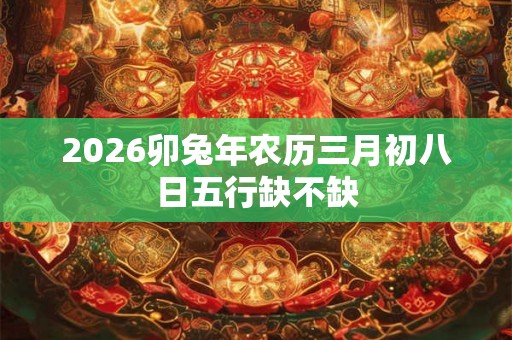 2026卯兔年农历三月初八日五行缺不缺 2026卯兔年农历三月初八日五行缺不缺