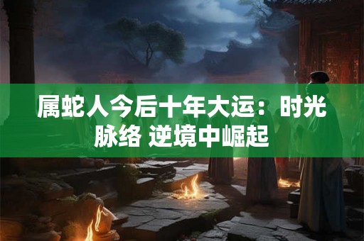 属蛇人今后十年大运:时光脉络 逆境中崛起 属蛇人今后十年大运:时光脉络 逆境中崛起