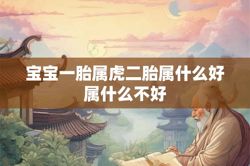 宝宝一胎属虎二胎属什么好属什么不好