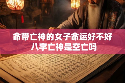 命带亡神的女子命运好不好 八字亡神是空亡吗 命带亡神的女子命运好不好 八字亡神是空亡吗