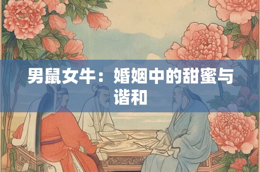 男鼠女牛:婚姻中的甜蜜与谐和 男鼠女牛:婚姻中的甜蜜与谐和