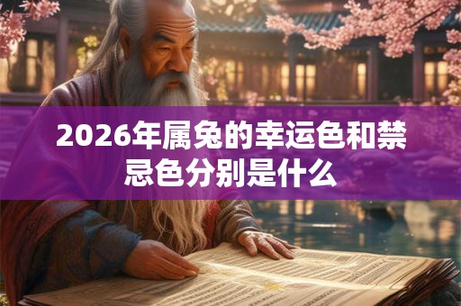 2026年属兔的幸运色和禁忌色分别是什么 2026年属兔的幸运色和禁忌色分别是什么