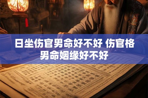 日坐伤官男命好不好 伤官格男命姻缘好不好