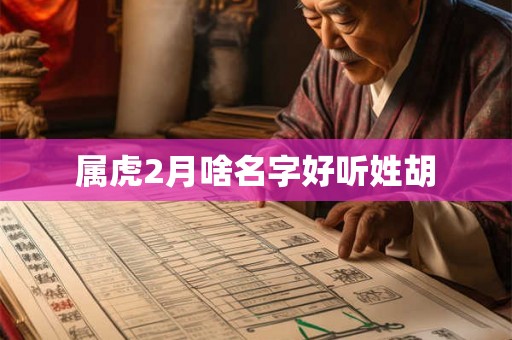 属虎2月啥名字好听姓胡