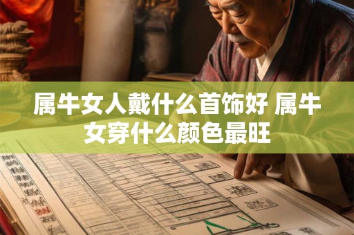 属牛女人戴什么首饰好 属牛女穿什么颜色最旺
