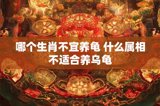 哪个生肖不宜养龟 什么属相不适合养乌龟 哪个生肖不宜养龟 什么属相不适合养乌龟