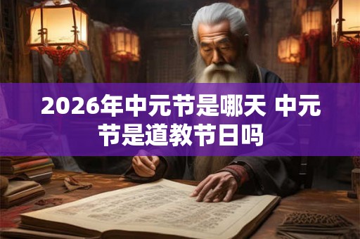 2026年中元节是哪天 中元节是道教节日吗 2026年中元节是哪天 中元节是道教节日吗