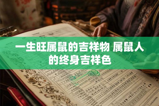 一生旺属鼠的吉祥物 属鼠人的终身吉祥色