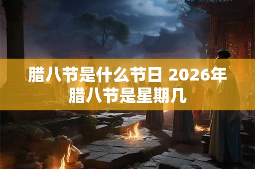 腊八节是什么节日 2026年腊八节是星期几