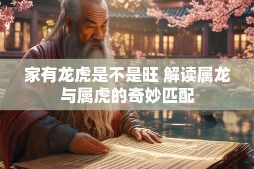 家有龙虎是不是旺 解读属龙与属虎的奇妙匹配