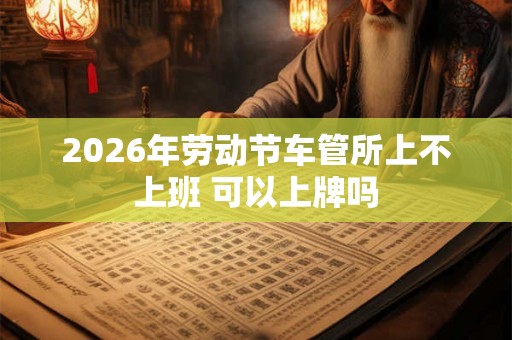 2026年劳动节车管所上不上班 可以上牌吗 2026年劳动节车管所上不上班 可以上牌吗
