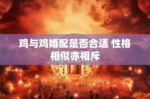 鸡与鸡婚配是否合适 性格相似亦相斥 鸡与鸡婚配是否合适 性格相似亦相斥