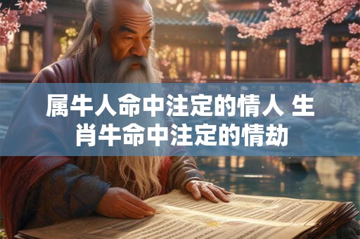 属牛人命中注定的情人 生肖牛命中注定的情劫 属牛人命中注定的情人 生肖牛命中注定的情劫