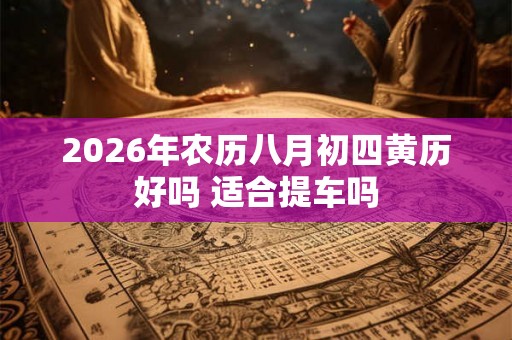 2026年农历八月初四黄历好吗 适合提车吗