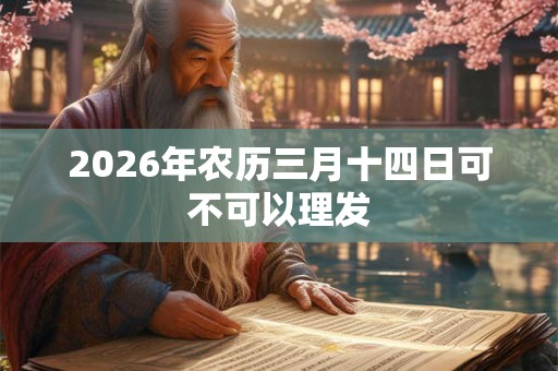 2026年农历三月十四日可不可以理发