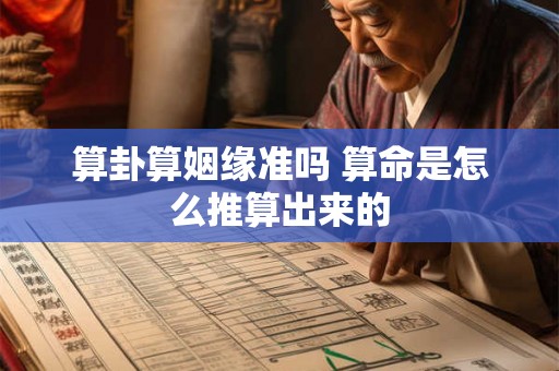 算卦算姻缘准吗 算命是怎么推算出来的