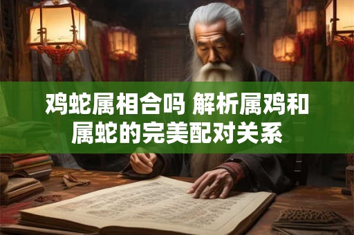 鸡蛇属相合吗 解析属鸡和属蛇的完美配对关系 鸡蛇属相合吗 解析属鸡和属蛇的完美配对关系