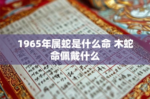 1965年属蛇是什么命 木蛇命佩戴什么 1965年属蛇是什么命 木蛇命佩戴什么