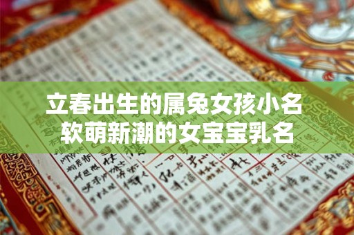 立春出生的属兔女孩小名 软萌新潮的女宝宝乳名 立春出生的属兔女孩小名 软萌新潮的女宝宝乳名