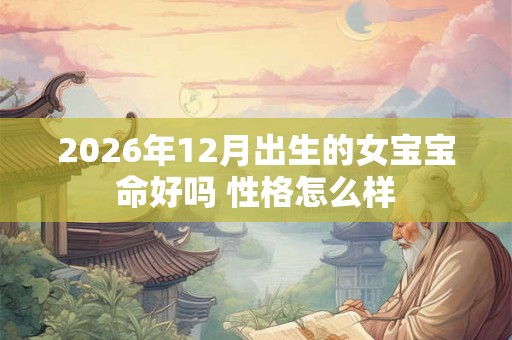 2026年12月出生的女宝宝命好吗 性格怎么样 2026年12月出生的女宝宝命好吗 性格怎么样