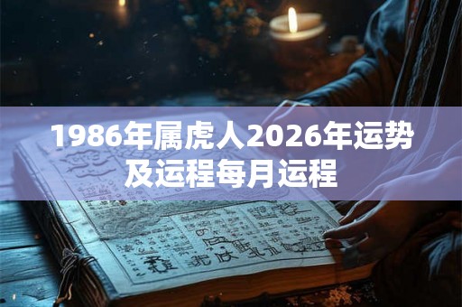 1986年属虎人2026年运势及运程每月运程 1986年属虎人2026年运势及运程每月运程