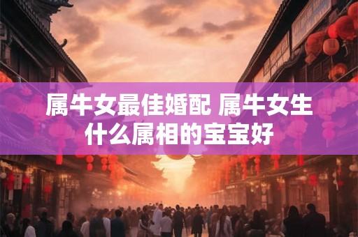 属牛女最佳婚配 属牛女生什么属相的宝宝好 属牛女最佳婚配 属牛女生什么属相的宝宝好