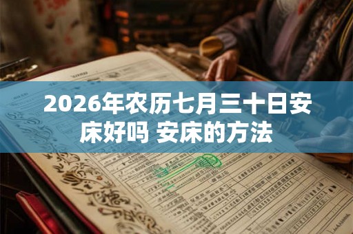 2026年农历七月三十日安床好吗 安床的方法 2026年农历七月三十日安床好吗 安床的方法