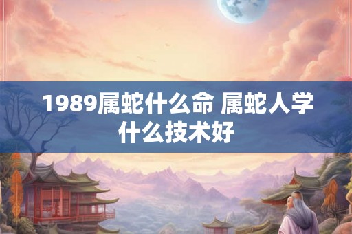 1989属蛇什么命 属蛇人学什么技术好 1989属蛇什么命 属蛇人学什么技术好