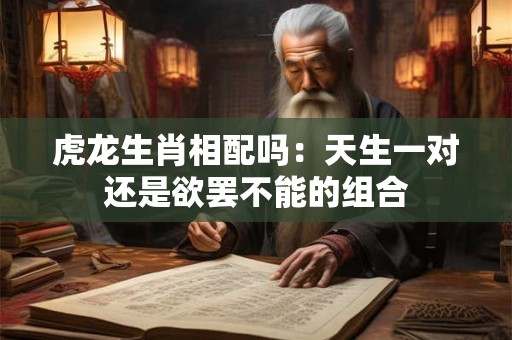 虎龙生肖相配吗:天生一对还是欲罢不能的组合 虎龙生肖相配吗:天生一对还是欲罢不能的组合