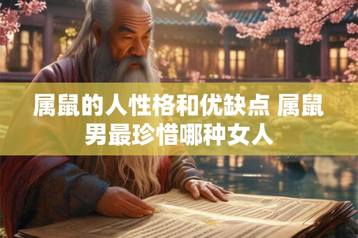 属鼠的人性格和优缺点 属鼠男最珍惜哪种女人 属鼠的人性格和优缺点 属鼠男最珍惜哪种女人