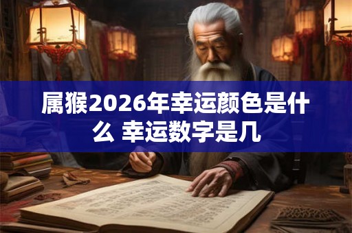 属猴2026年幸运颜色是什么 幸运数字是几 属猴2026年幸运颜色是什么 幸运数字是几