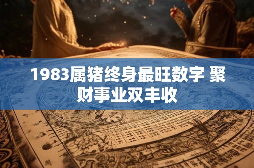 1983属猪终身最旺数字 聚财事业双丰收 1983属猪终身最旺数字 聚财事业双丰收