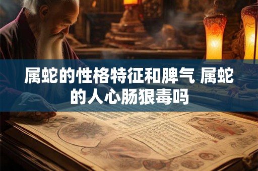 属蛇的性格特征和脾气 属蛇的人心肠狠毒吗