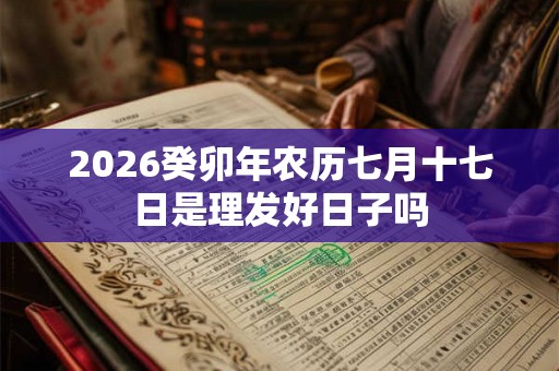 2026癸卯年农历七月十七日是理发好日子吗 2026癸卯年农历七月十七日是理发好日子吗