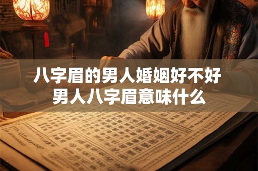 八字眉的男人婚姻好不好 男人八字眉意味什么 八字眉的男人婚姻好不好 男人八字眉意味什么