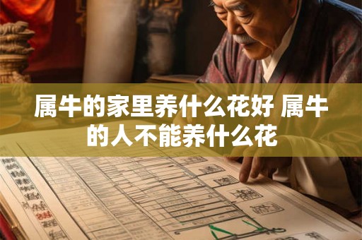 属牛的家里养什么花好 属牛的人不能养什么花 属牛的家里养什么花好 属牛的人不能养什么花