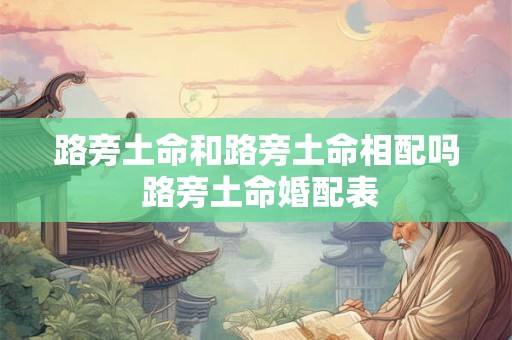 路旁土命和路旁土命相配吗 路旁土命婚配表